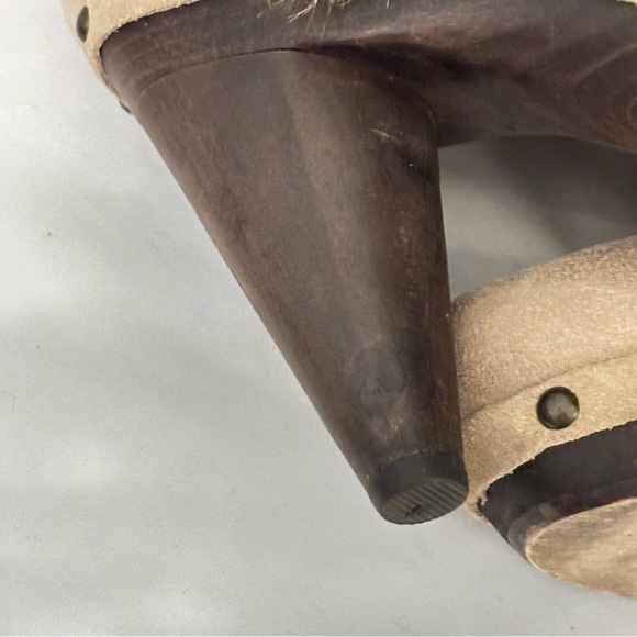 Seychelles Crypt SAND TAUPE SUEDE Studded Fur CUFF Boot Size 7.5 - Picture 10 of 10